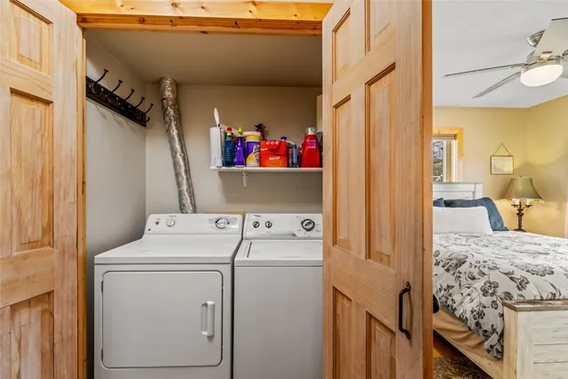 a view of washer and dryer