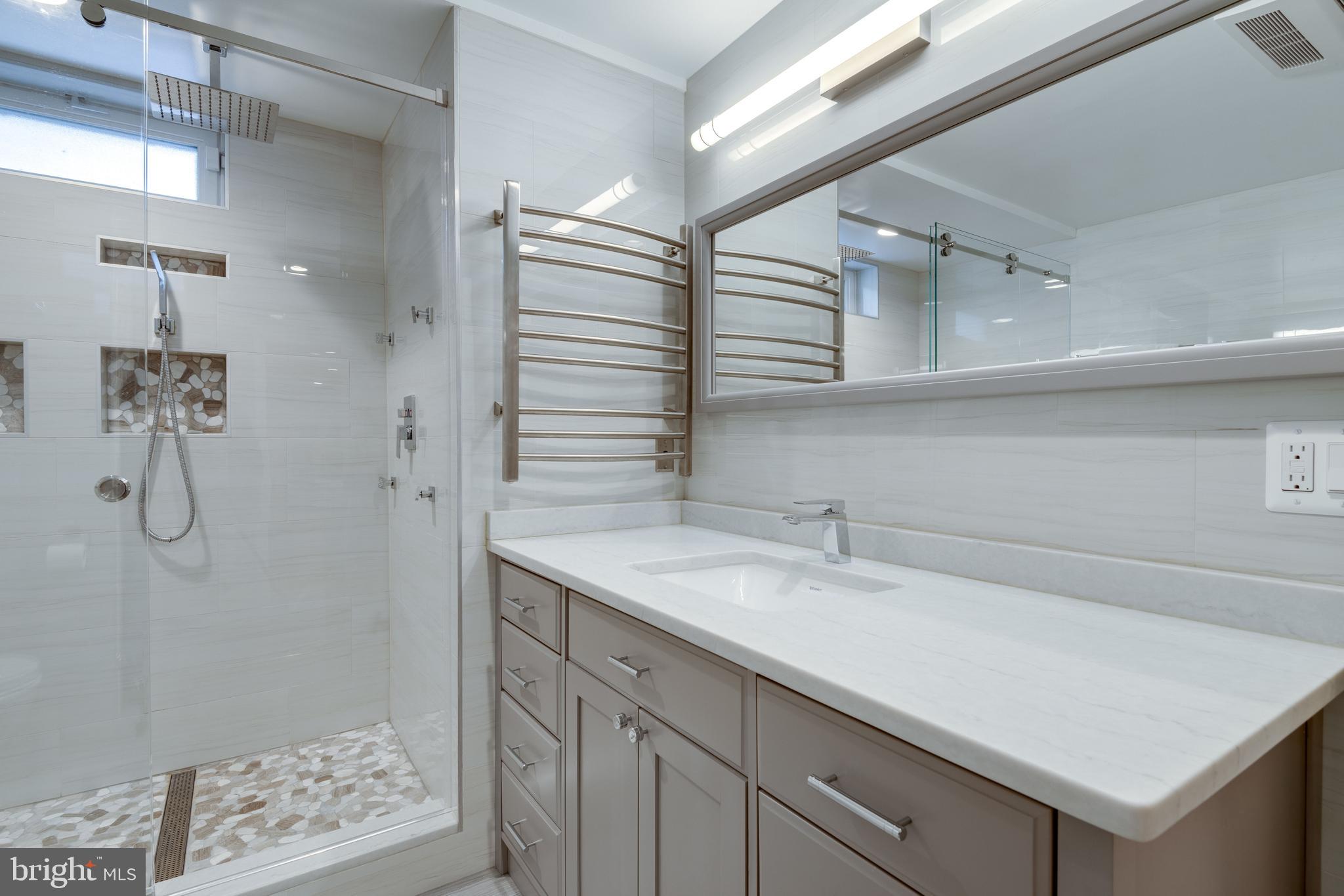 12368 Brown Fox Way Reston, VA 20191 - Photo 48 of 67 Lower Level Spa-Like Bathroom