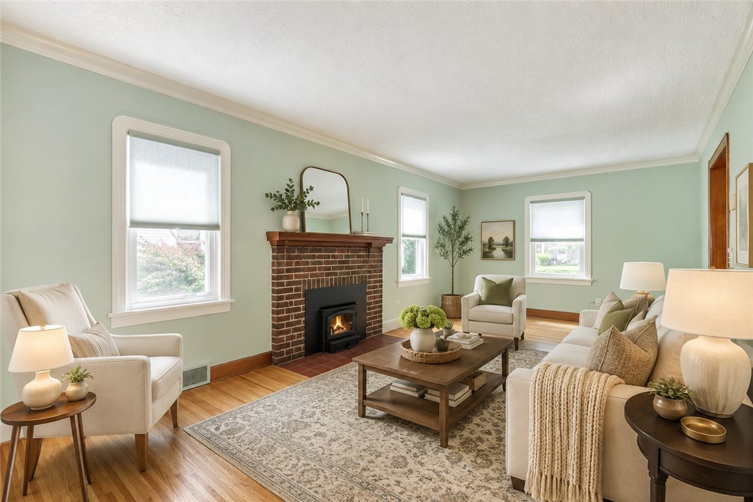 136 Hoover Road Irondequoit, NY 14617 - Photo 8 of 50 Virtual Staging -Living Room
