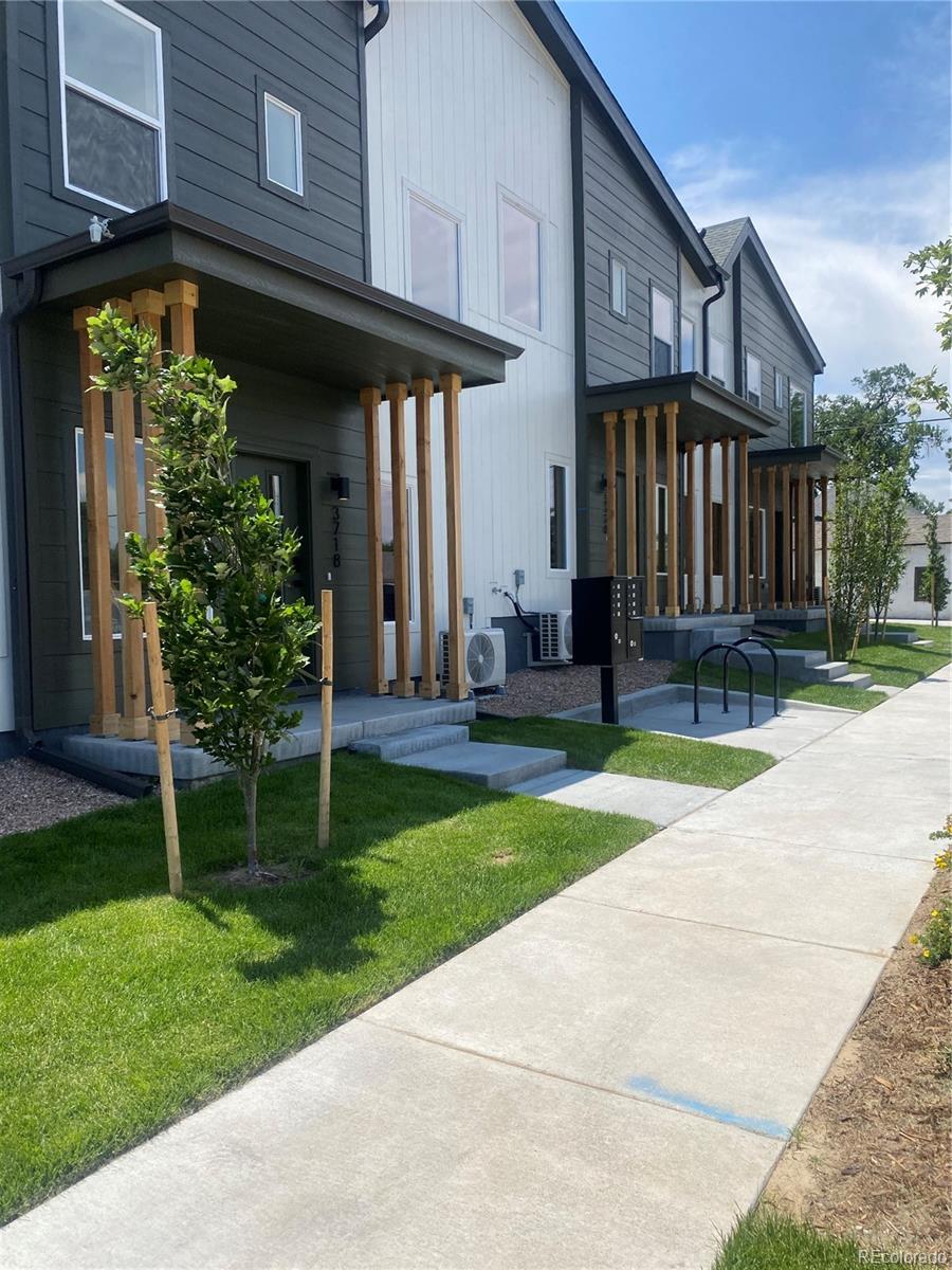 81 North Meade Denver, CO 80219 - Photo 19 of 19 a front view of a house with garden