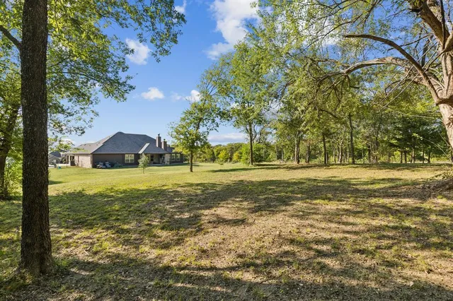 a view of outdoor space with garden