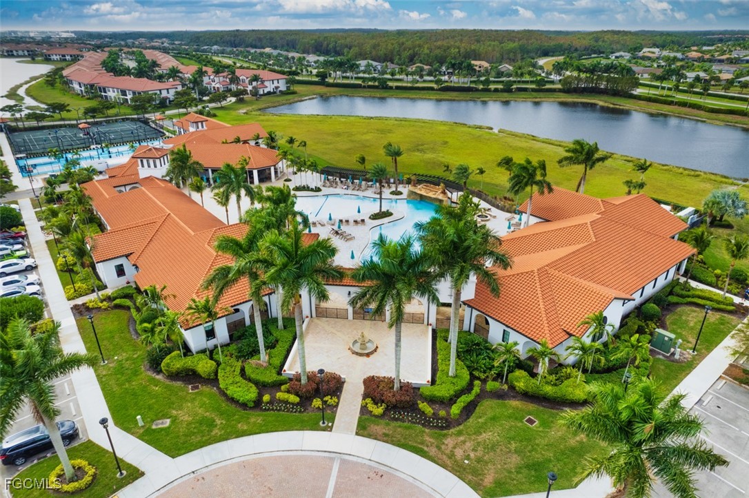12000 Hawthorn Lake Drive, Unit 202 Fort Myers, FL 33913 - Photo 35 of 49 an aerial view of a house with a lake view
