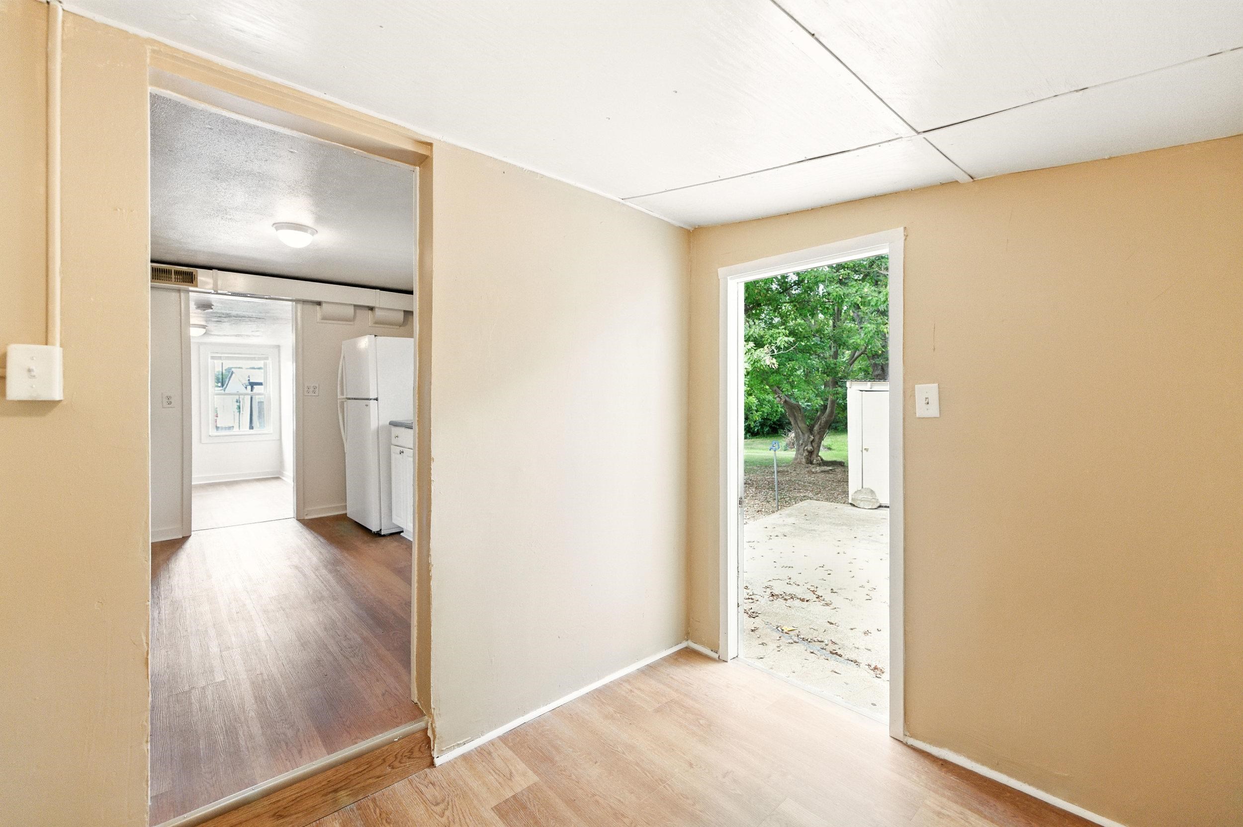 17801 Red Brush Road Elkton, VA 22827 - Photo 20 of 48 a view of a hallway with wooden floor and cabinet