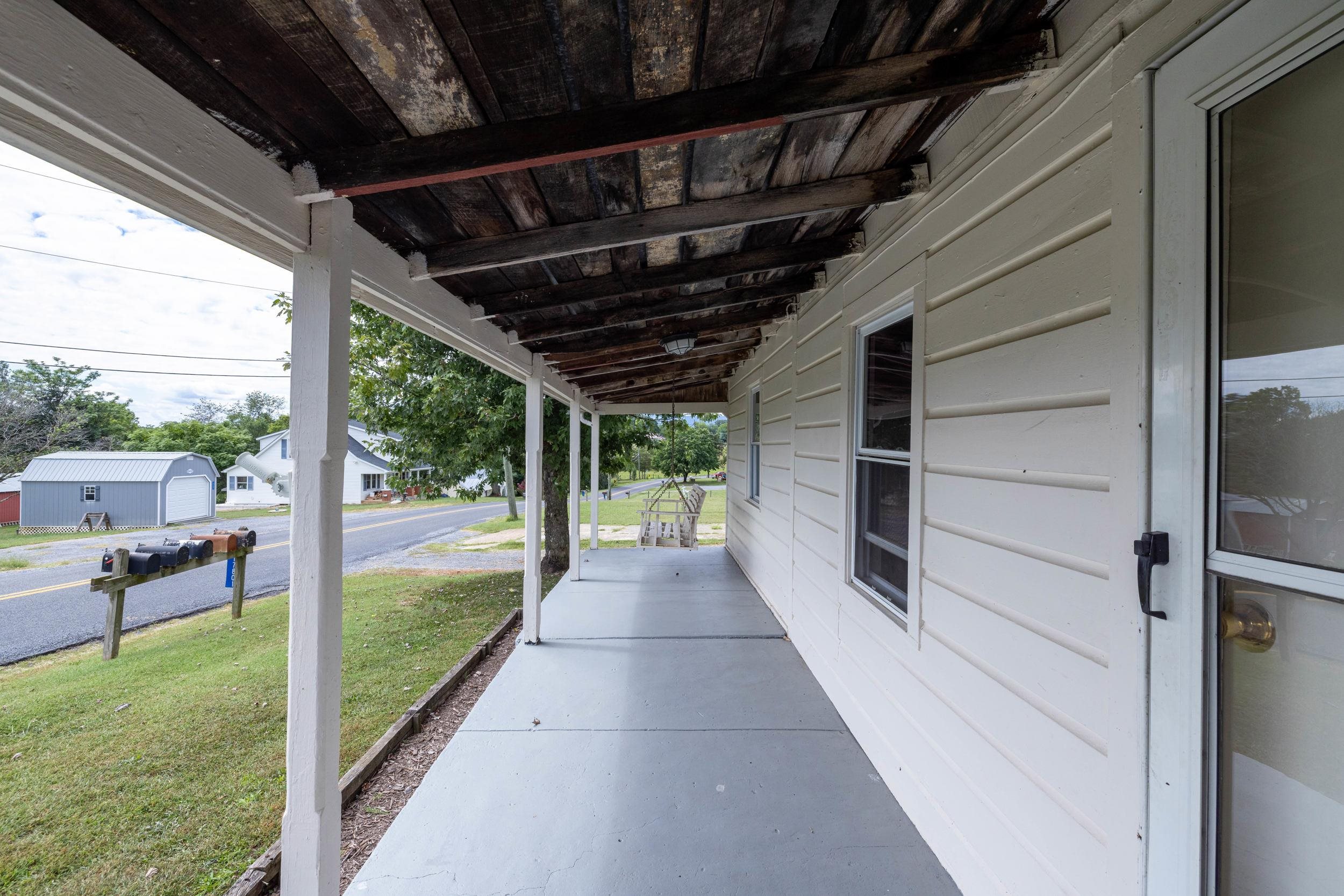 17801 Red Brush Road Elkton, VA 22827 - Photo 24 of 48 a view of a porch