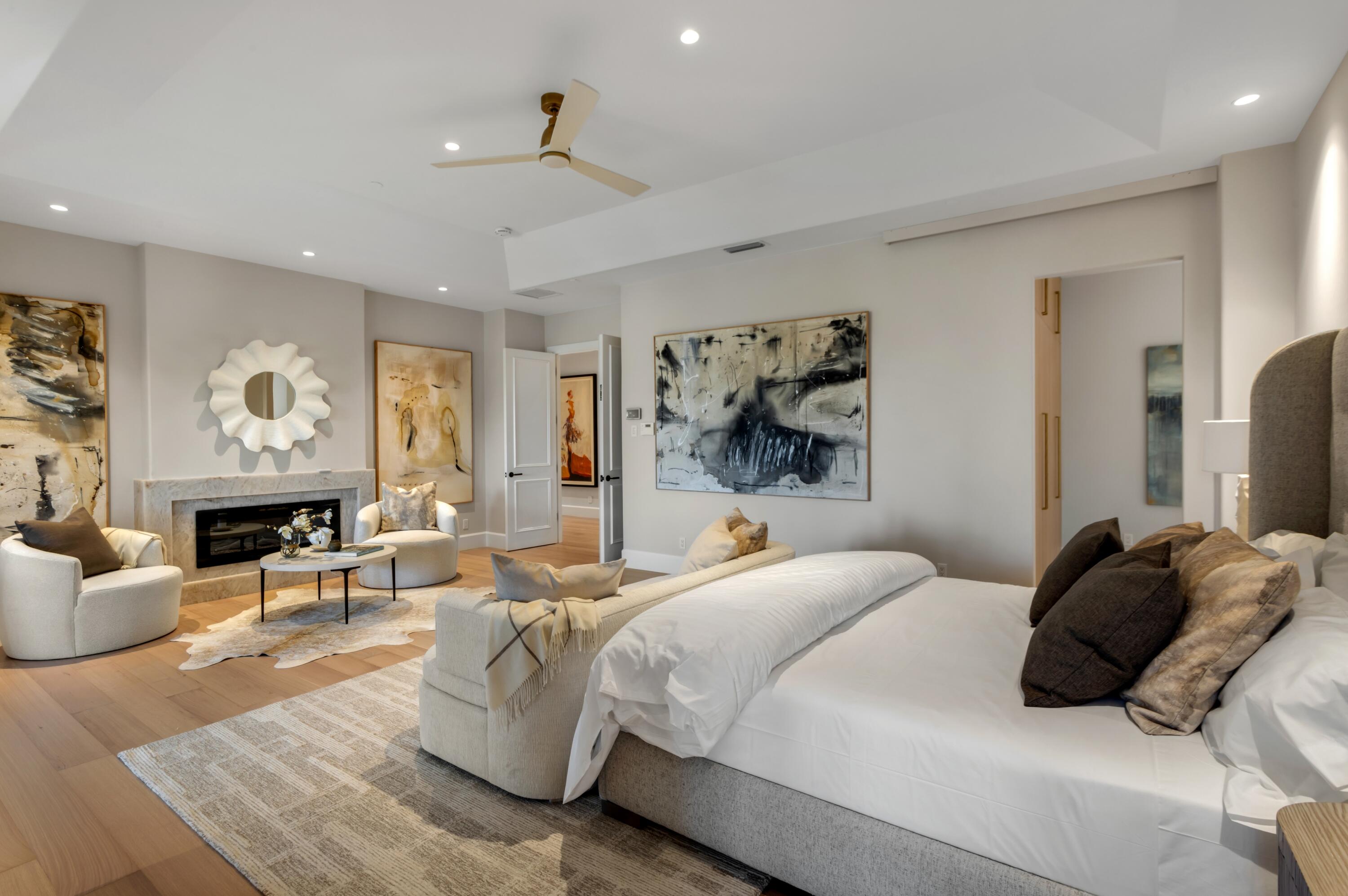 1203 Spanish River Road Boca Raton, FL 33432 - Photo 3 of 30 a bedroom with a bed couch and window