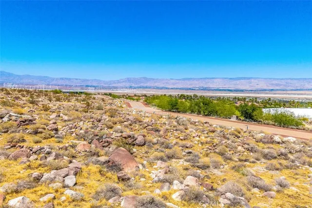 a view of a backyard of the house
