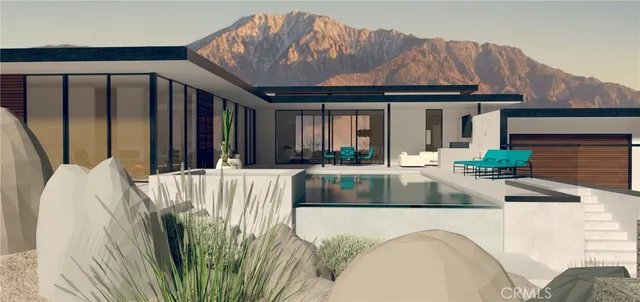 a view of a house with backyard and porch