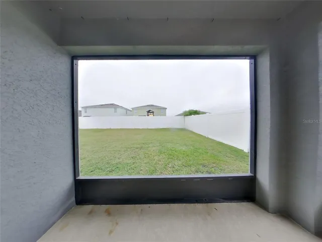 a view of lot of sky from window