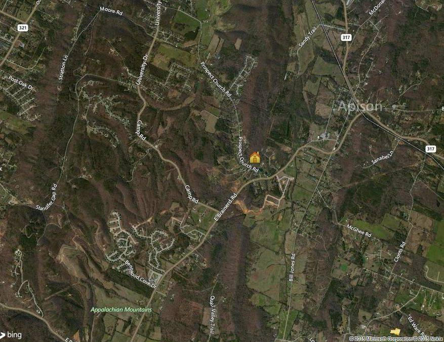 3530 Prospect Church Road Apison, TN 37302 - Photo 2 of 7 map