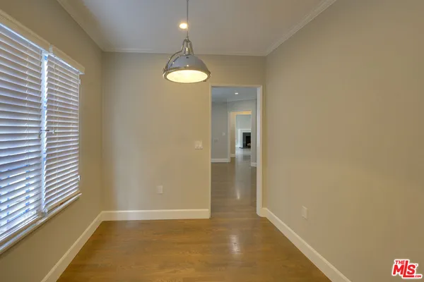 a view of hallway with natural light