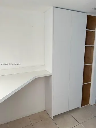 a close up view of racks on the wall