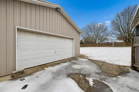 a backyard of a house