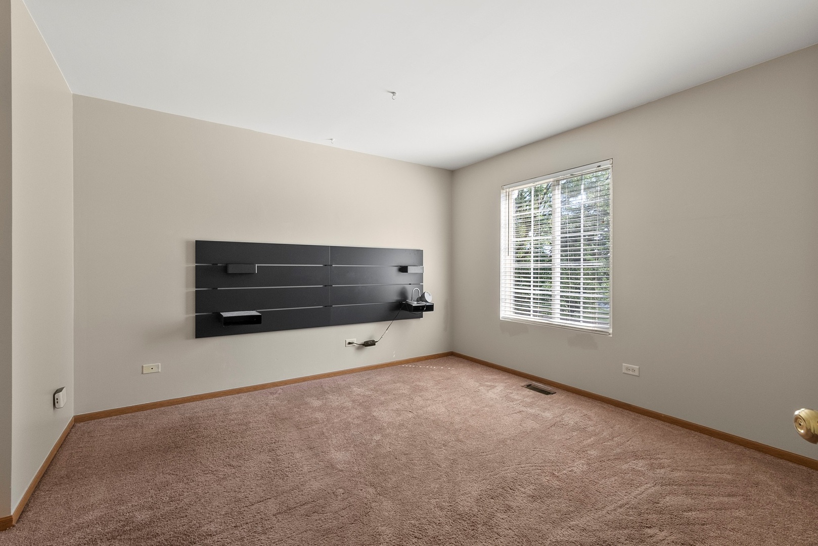 1565 Azalea Circle Romeoville, IL 60446 - Photo 15 of 30 an empty room with windows and flat screen tv