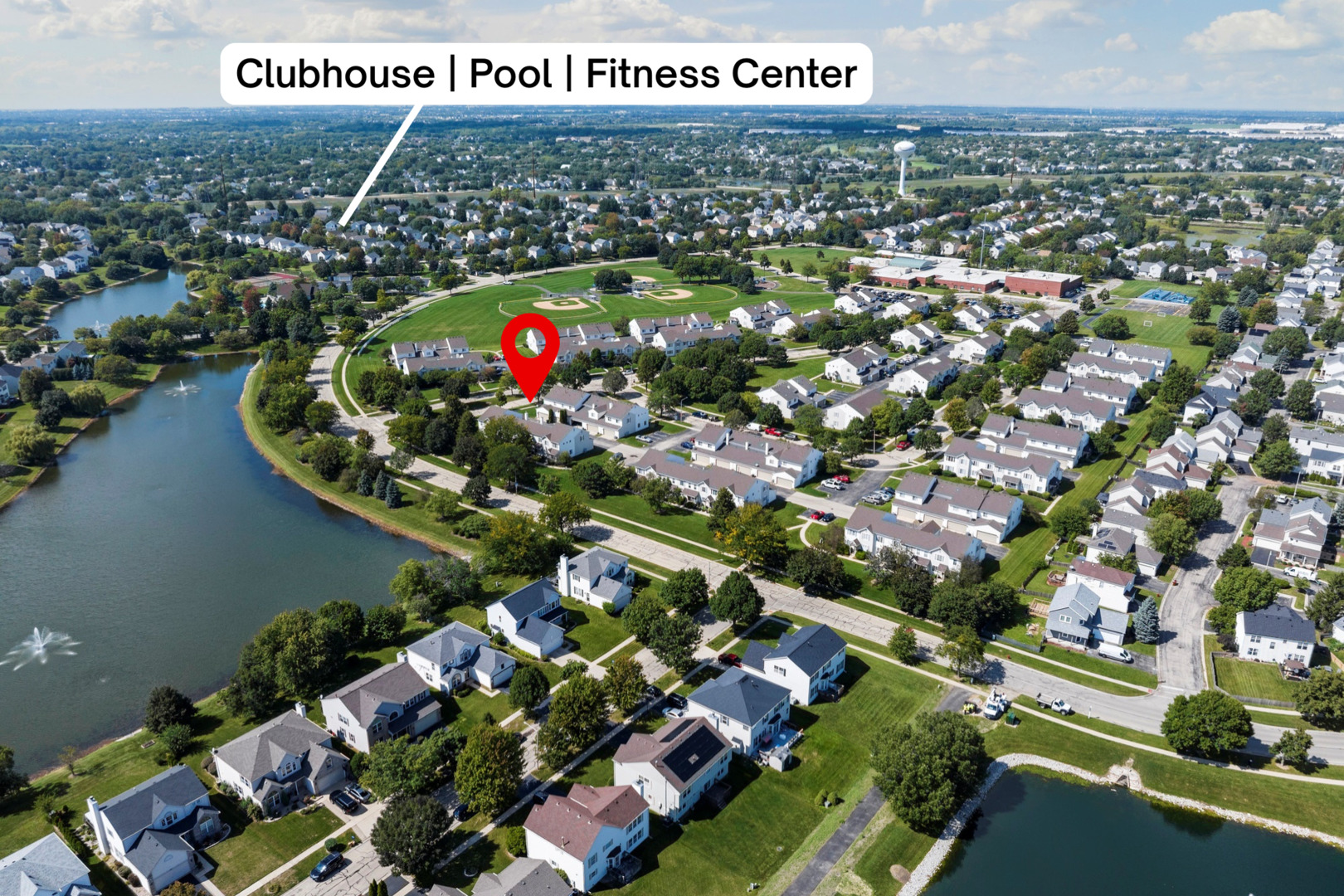 1565 Azalea Circle Romeoville, IL 60446 - Photo 26 of 30 an aerial view of a houses with yard