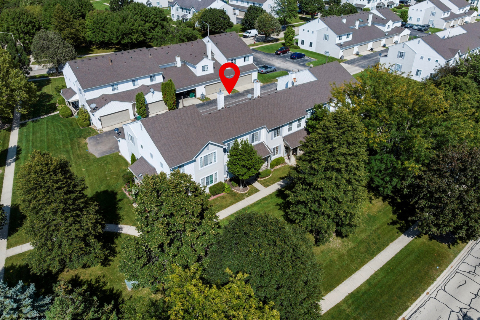 1565 Azalea Circle Romeoville, IL 60446 - Photo 30 of 30 an aerial view of a house with a garden