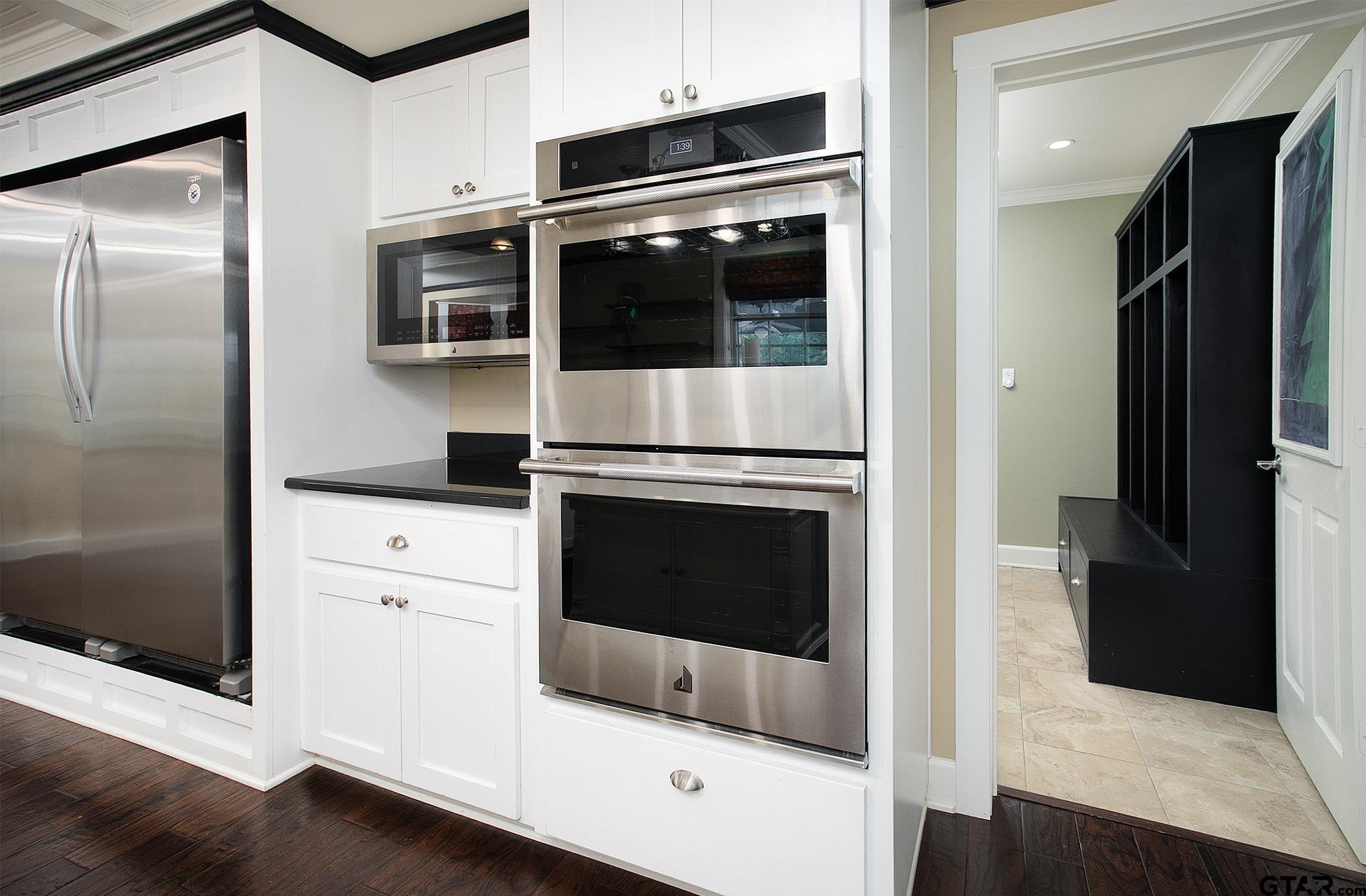 18722 Ridgeline Road Tyler, TX 75703 - Photo 6 of 47 Double Ovens, Microwave, and Full Size Separate Refrigerator and Freezer.