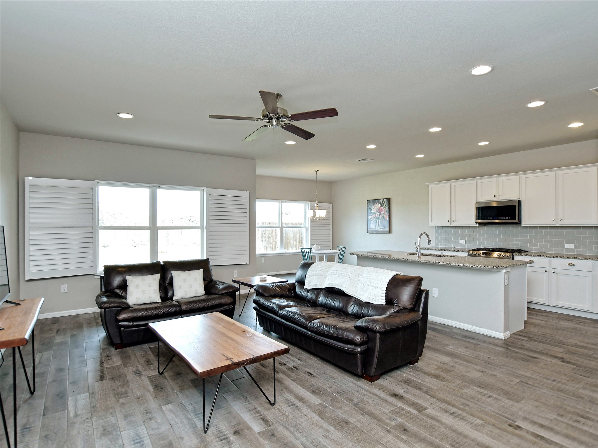 4317 Buffalo Ford Road Georgetown, TX 78628 - Photo 37 of 37 Open Floorplan, Ceiling fans and recessed lighting throughout