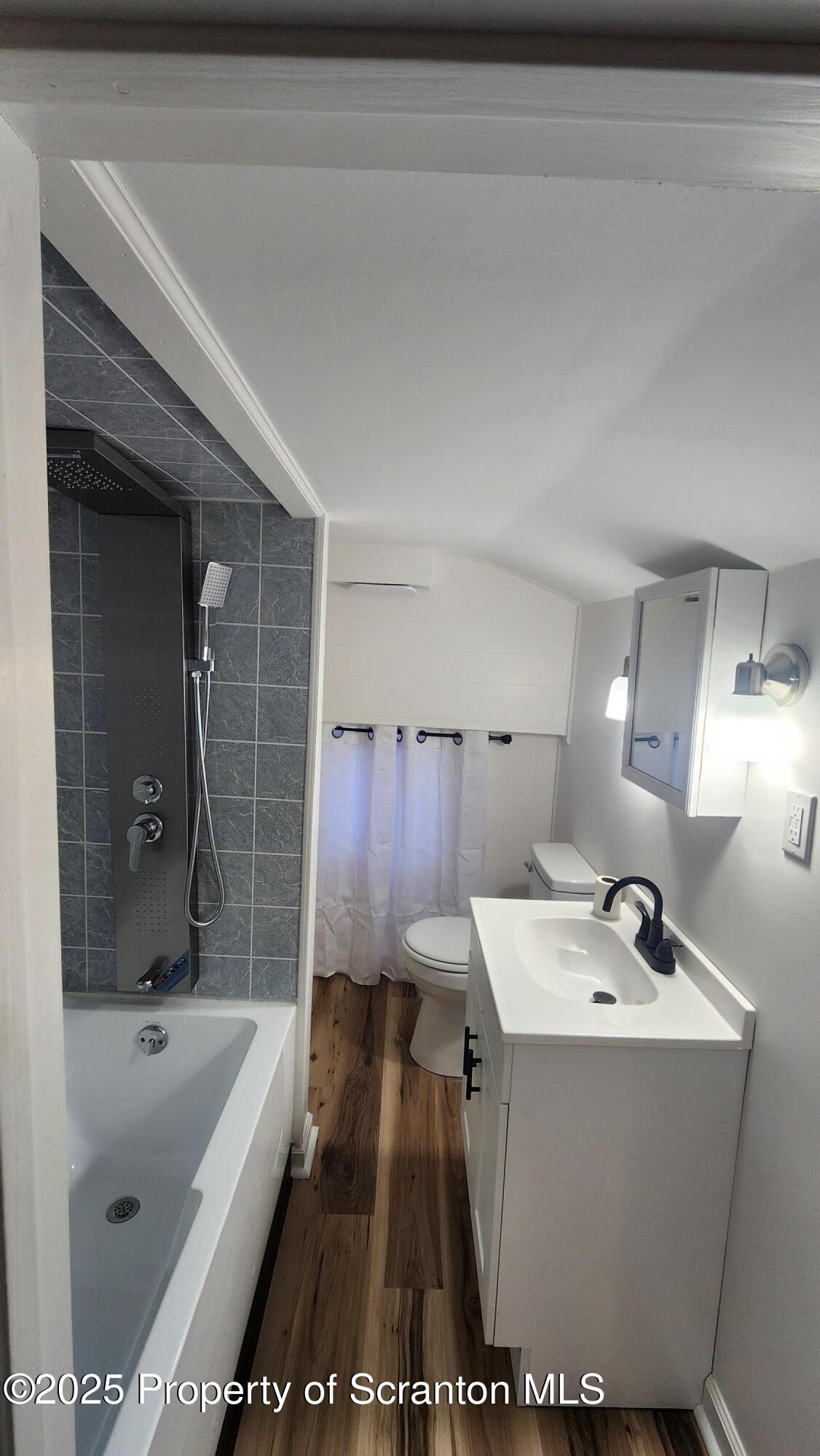 38 Prospect Street Hop Bottom, PA 18824 - Photo 22 of 41 a bathroom with a tub a sink and mirror