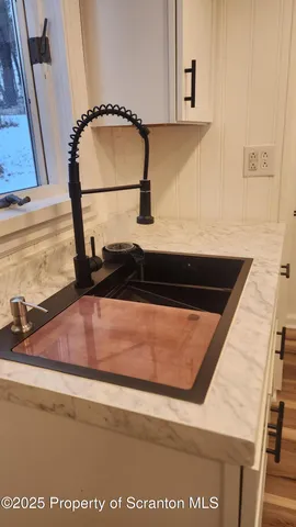 a close view of sink