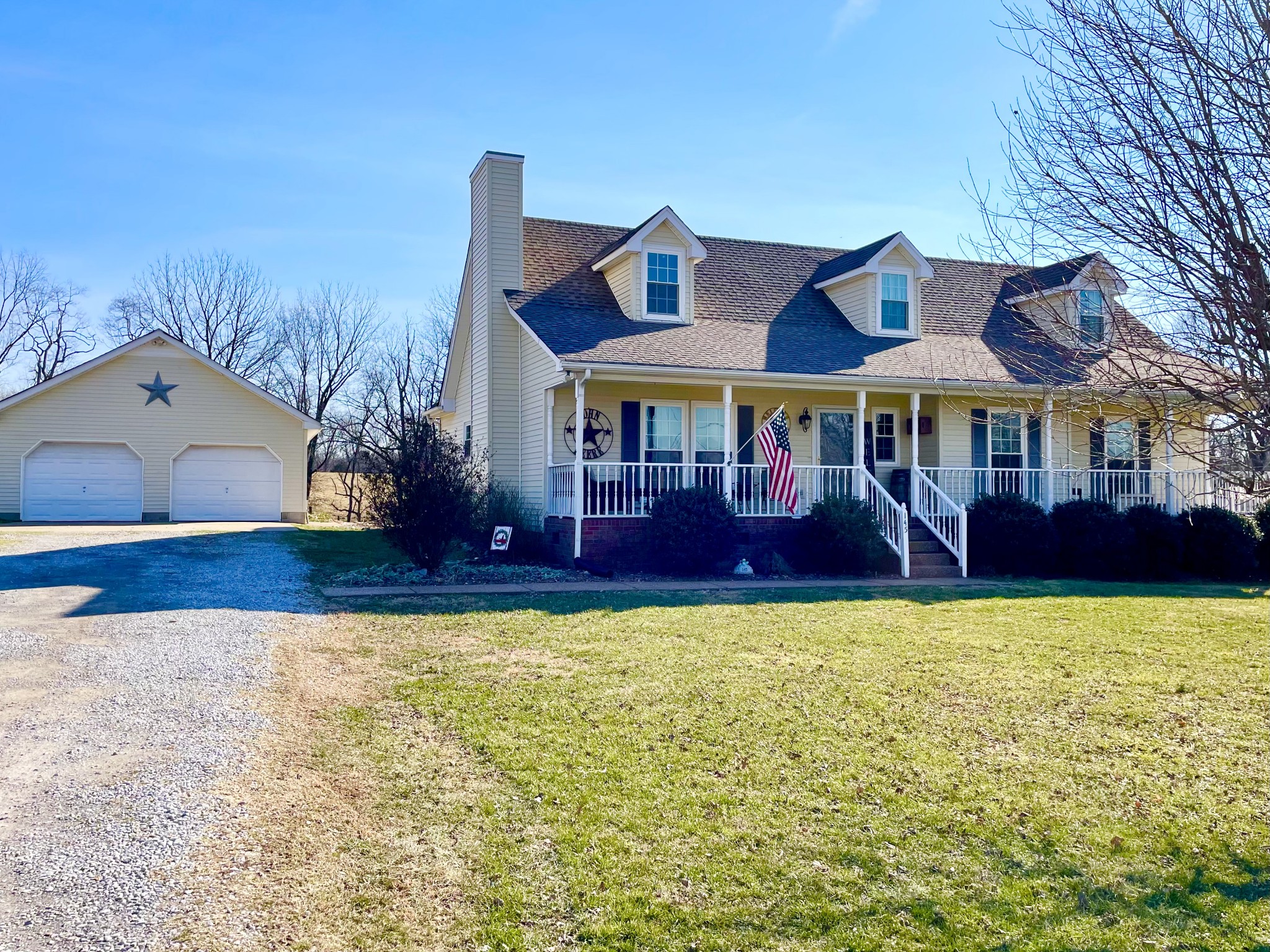 145 Kilgore Trace Cross Plains, TN 37049 - Photo 5 of 34 a view of a house with swimming pool and porch