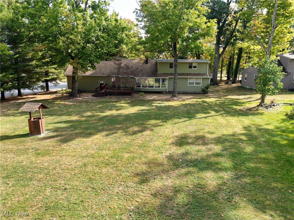 10050 New Buffalo Road Canfield, OH 44406 - Photo 44 of 49 View of yard featuring a deck