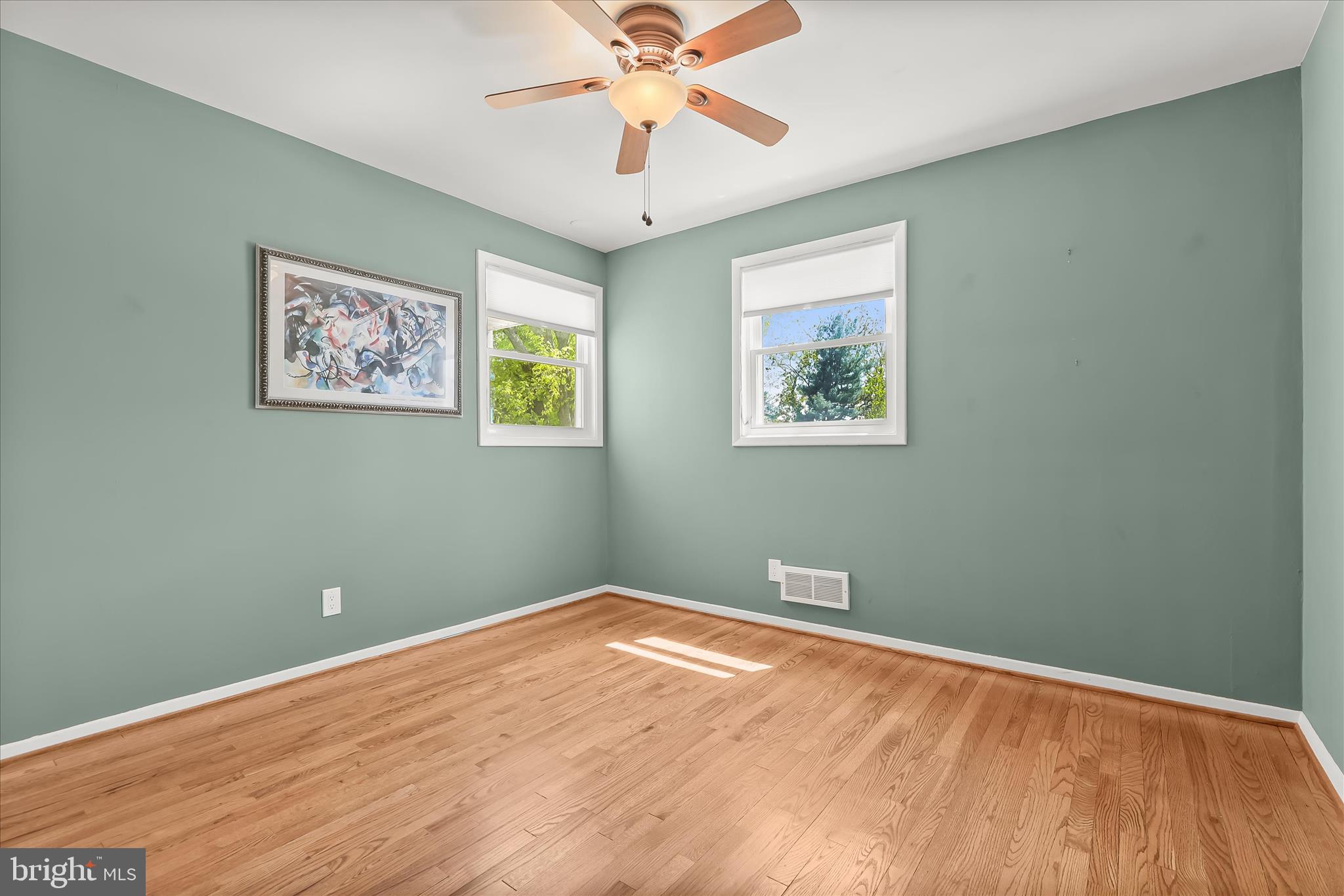 3408 Old Post Drive Baltimore, MD 21208 - Photo 46 of 81 a view of room with window and ceiling fan