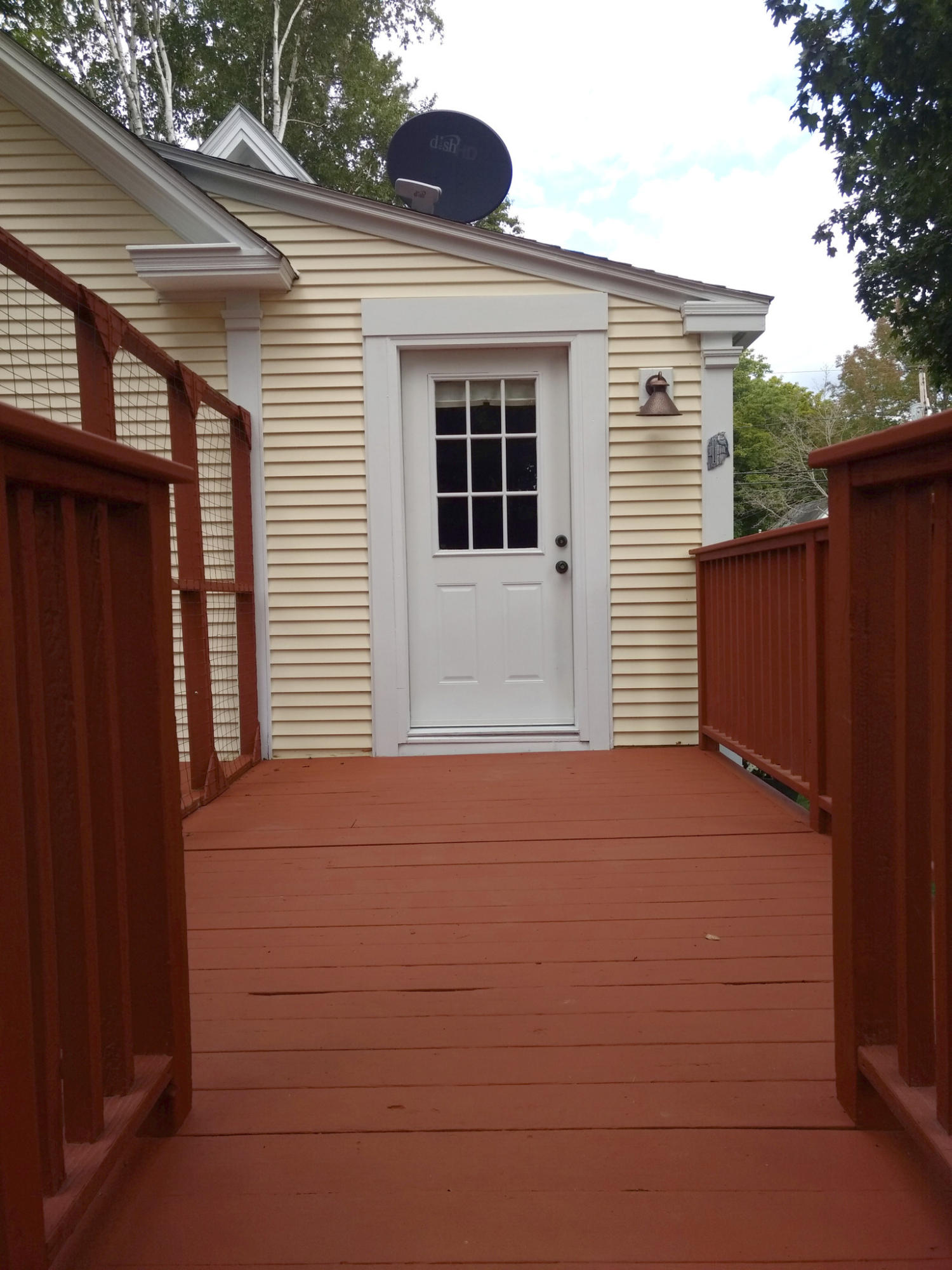 114 Spring Street Gardiner, ME 04345 - Photo 15 of 24 114 Spring St Back Door to Deck