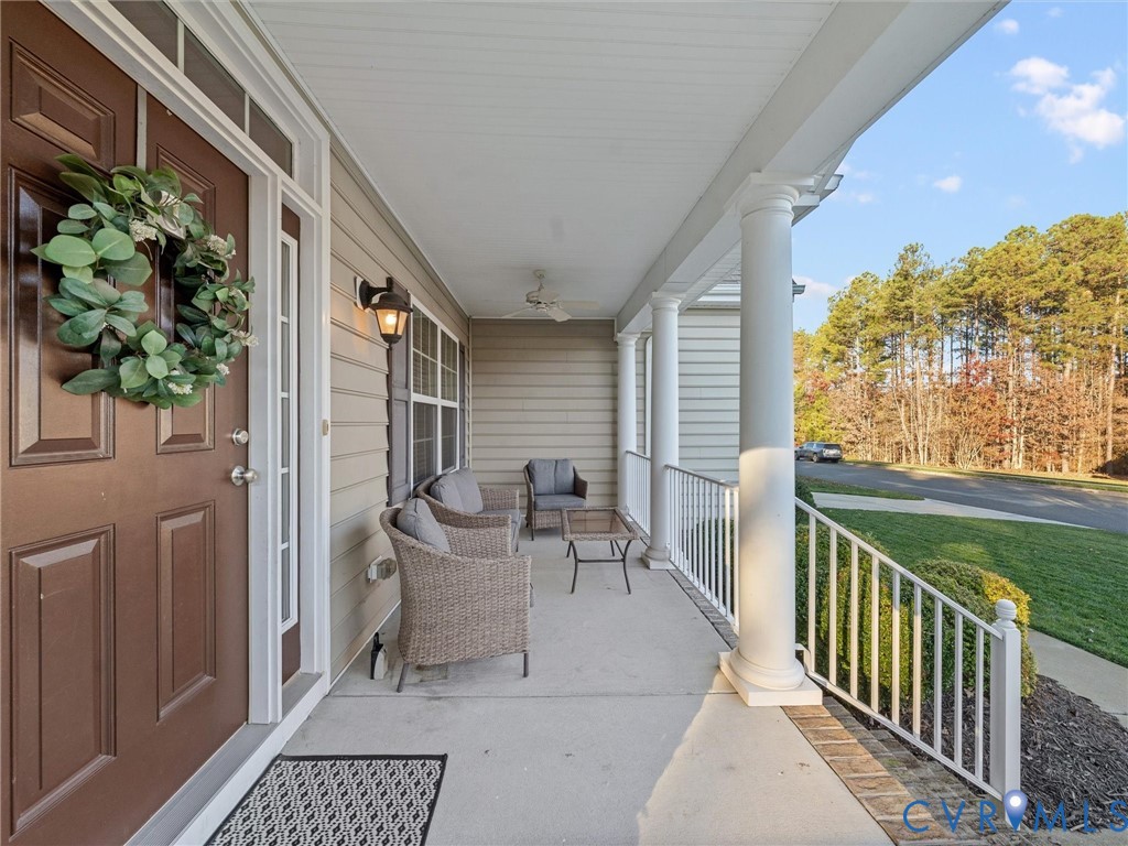16101 Longlands Road Chesterfield, VA 23832 - Photo 4 of 48 a view of balcony with furniture