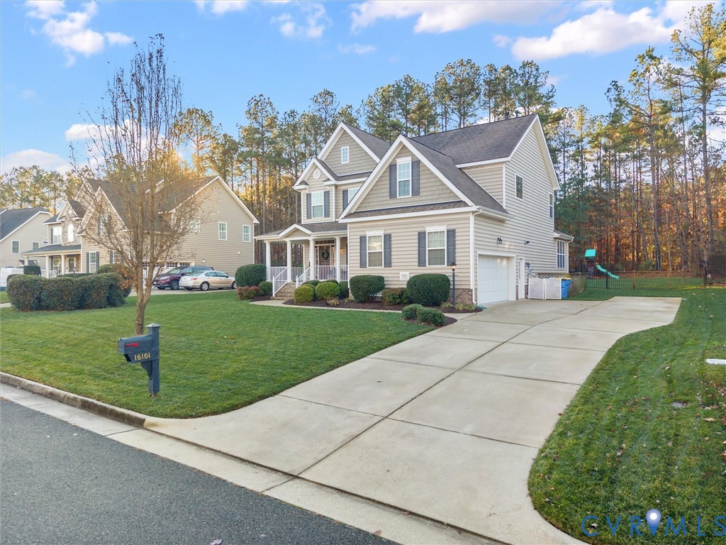 16101 Longlands Road Chesterfield, VA 23832 - Photo 41 of 48 a view of a house with a yard