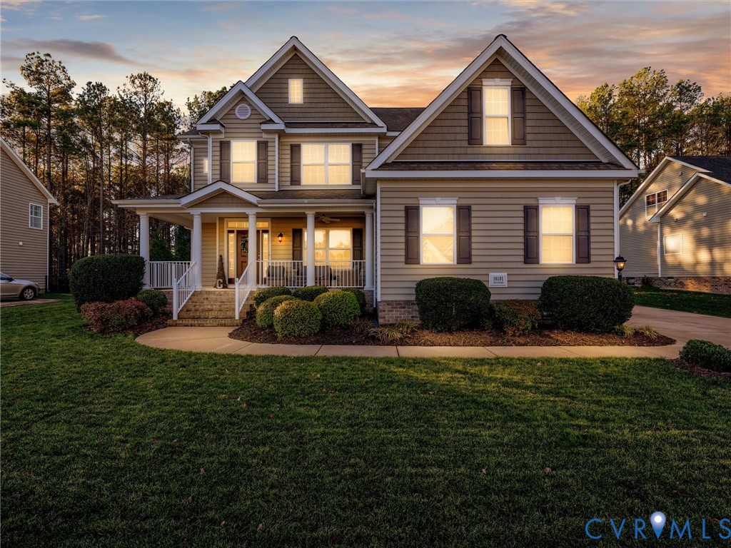 16101 Longlands Road Chesterfield, VA 23832 - Photo 43 of 48 a front view of a house with a yard