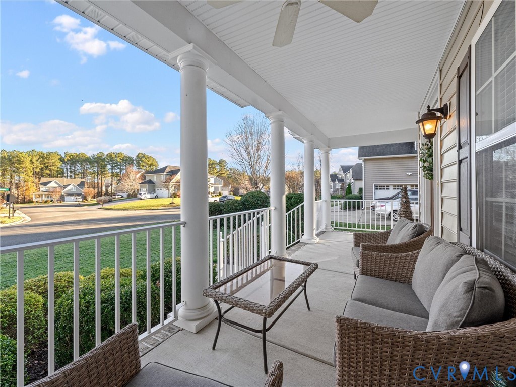 16101 Longlands Road Chesterfield, VA 23832 - Photo 5 of 48 a balcony with furniture