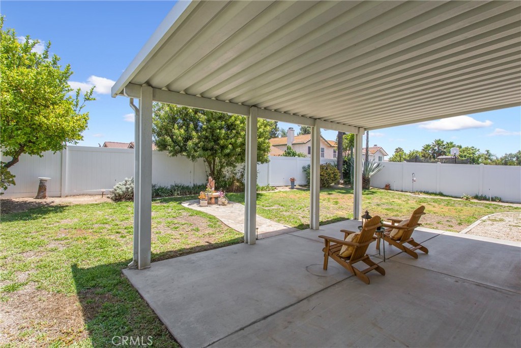 8742 Feathertop Road Riverside, CA 92508 - Photo 34 of 40 Your cute covered deck to watch the birds and bees!
