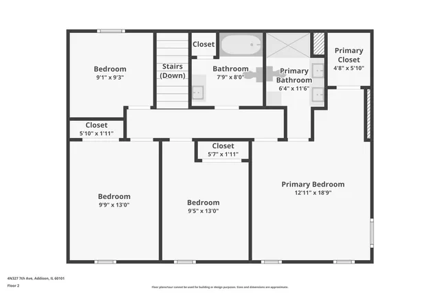 $459,900 | 4N327 7th Avenue, Addison, IL 60101