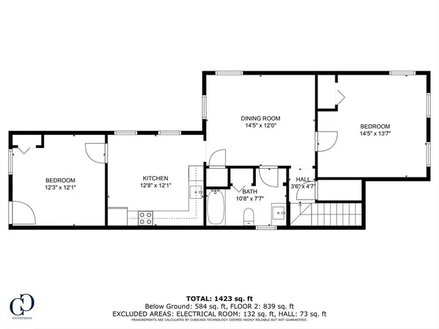 a picture of a floor plan