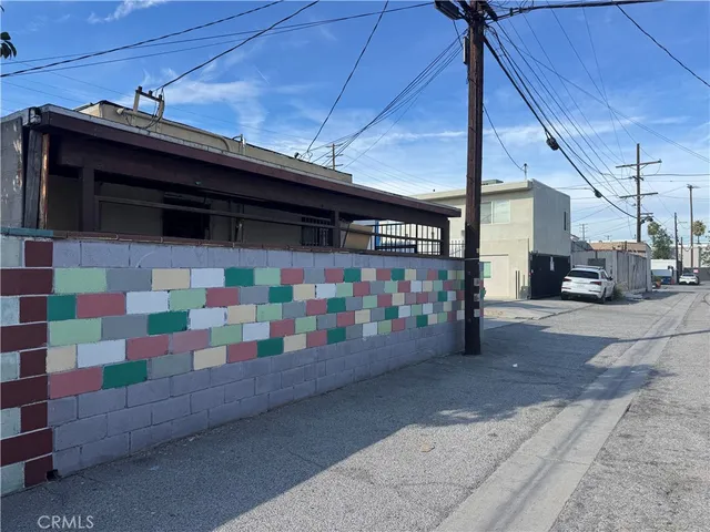 a view of street with parking space