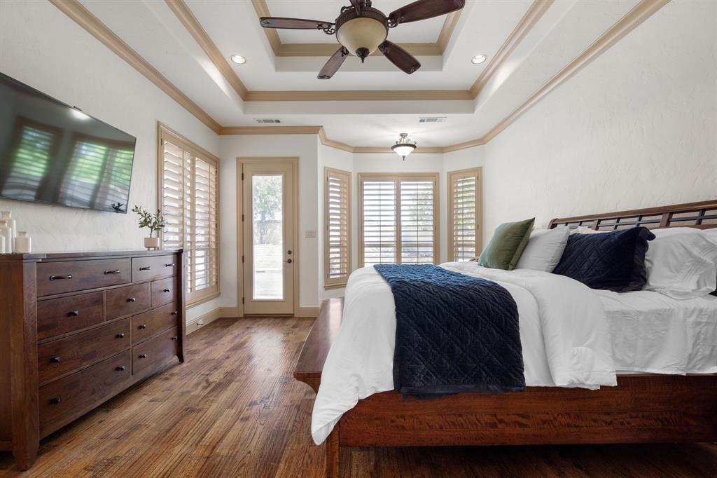771 Hayden Road Lantana, TX 76226 - Photo 19 of 40 Primary suite is a sanctuary offering high ceilings!