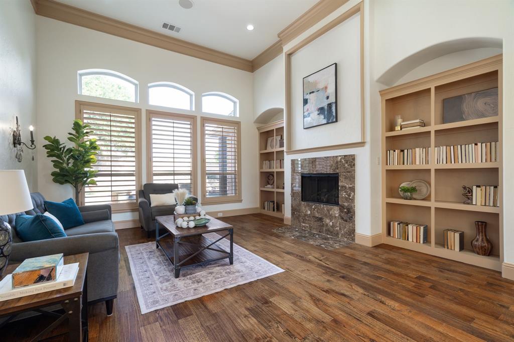 771 Hayden Road Lantana, TX 76226 - Photo 6 of 40 Relax and read a book in the opulent library!