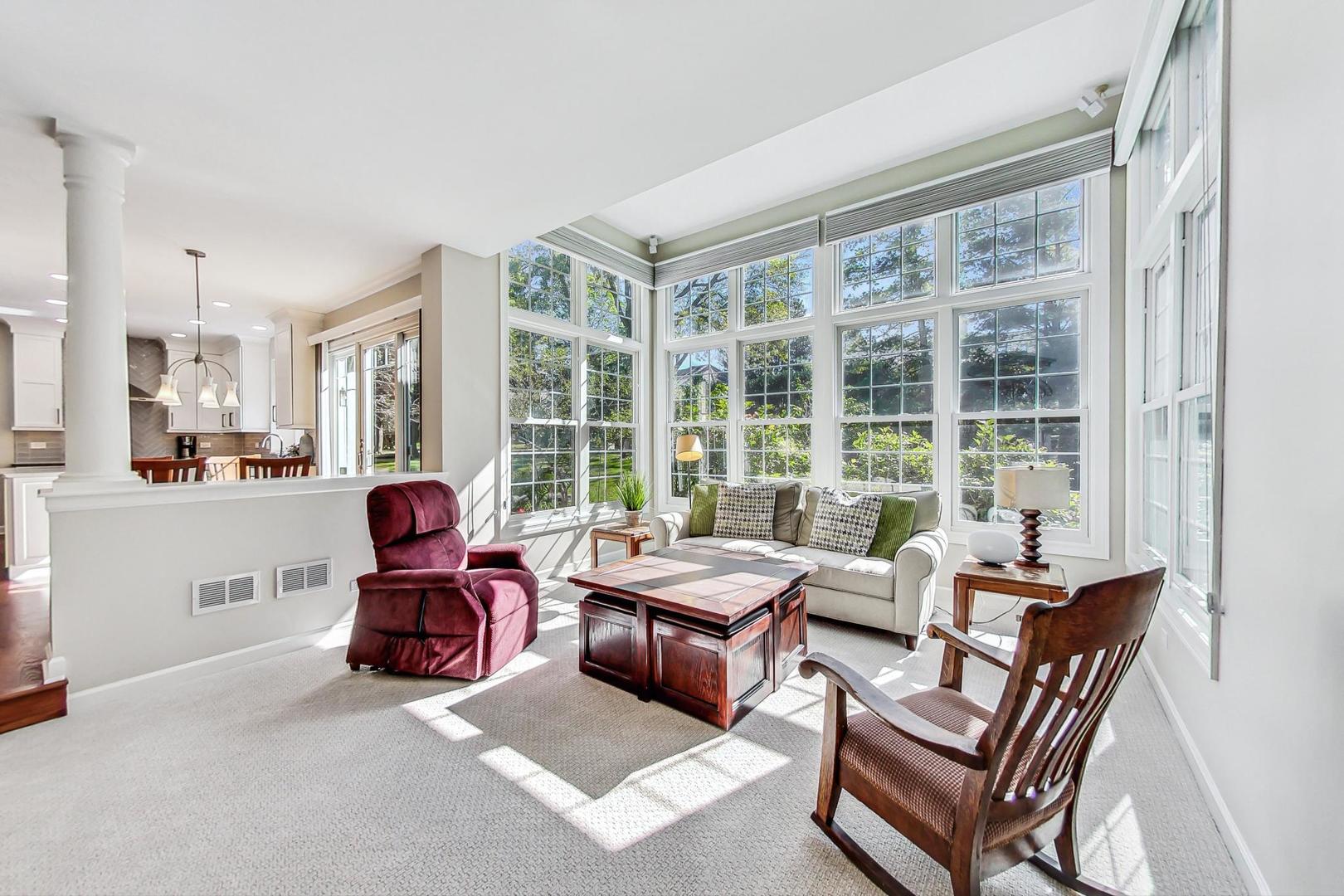 1429 Castleton Road Libertyville, IL 60048 - Photo 12 of 30 a living room with furniture and a large window