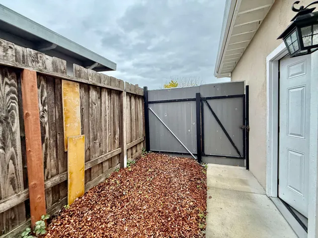a view of front door