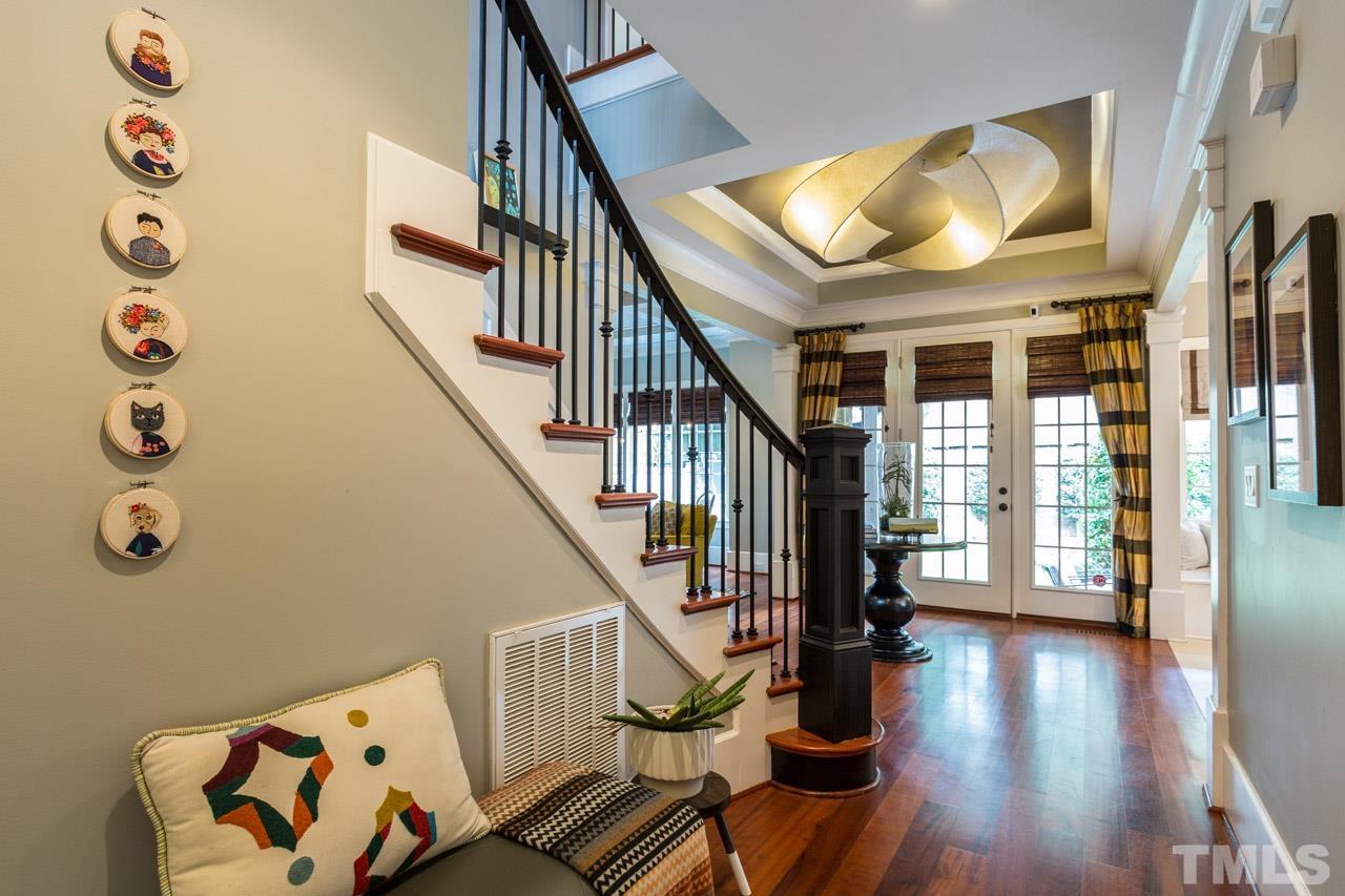 910 West Johnson Street Raleigh, NC 27605 - Photo 18 of 30 a view of an entryway with wooden floor