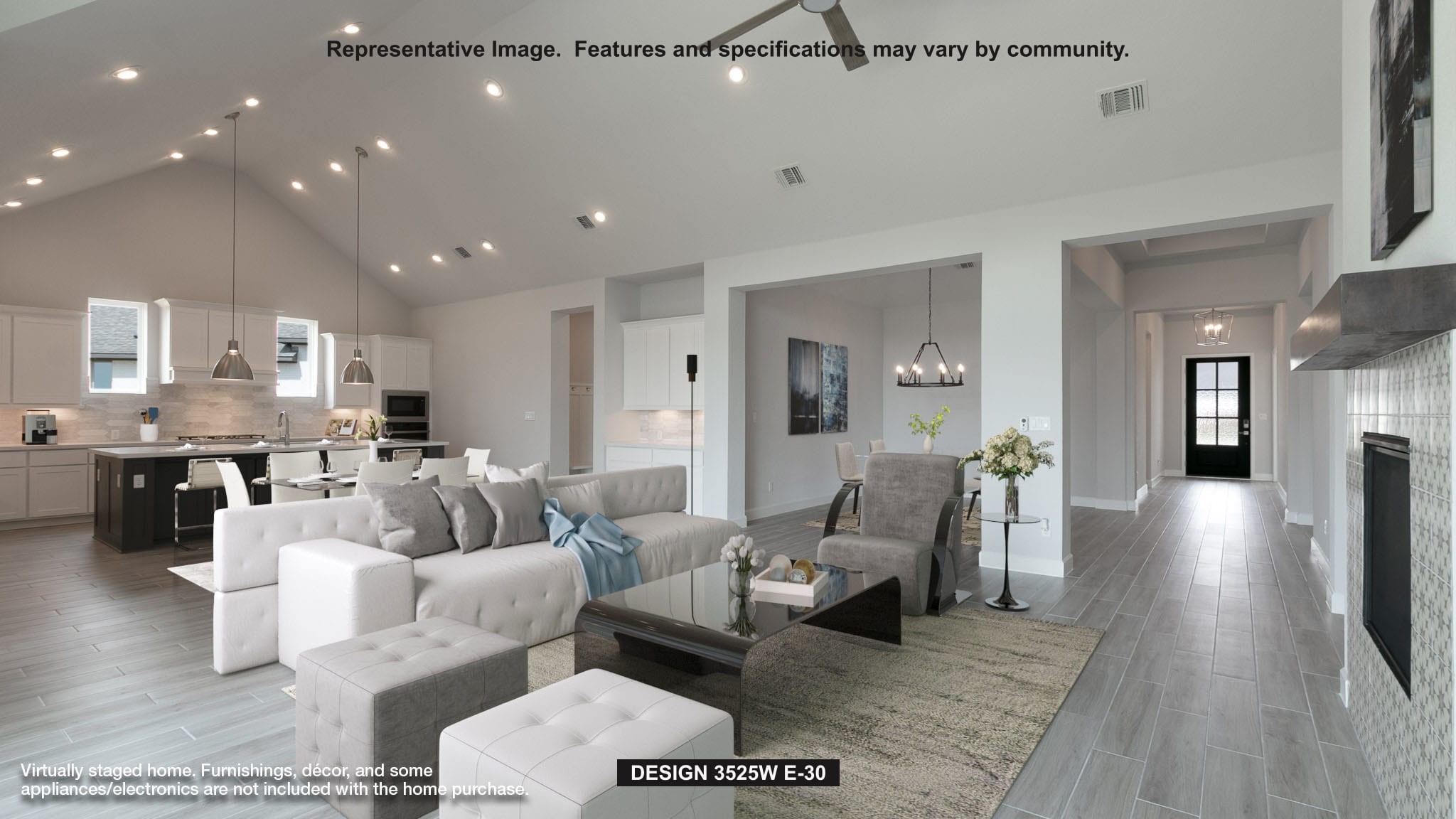 19026 Mandarin Street Manvel, TX 77578 - Photo 3 of 7 a living room with furniture and a table