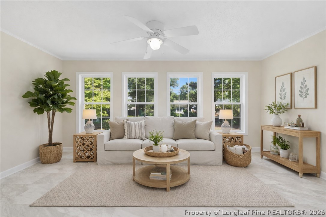 2604 Huntington Road Fayetteville, NC 28303 - Photo 16 of 46 virtually staged sun room
