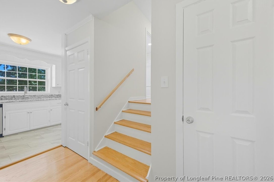 2604 Huntington Road Fayetteville, NC 28303 - Photo 20 of 46 a view of entryway and hall with wooden floor