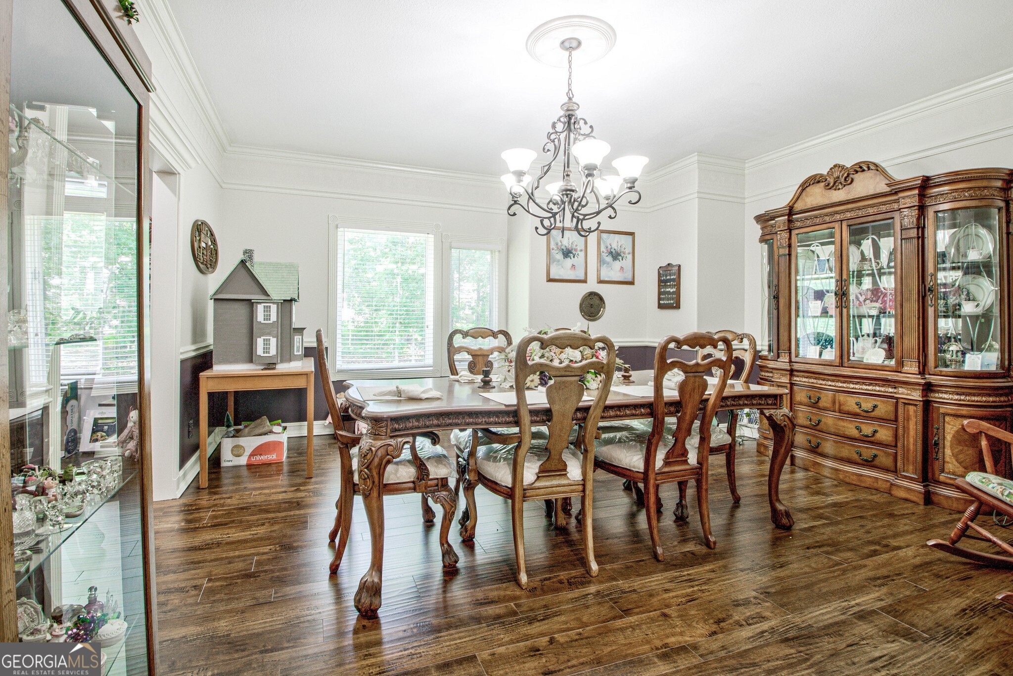 967 Tope Road Sharpsburg, GA 30277 - Photo 12 of 98 a view of a dining room with furniture window and outside view