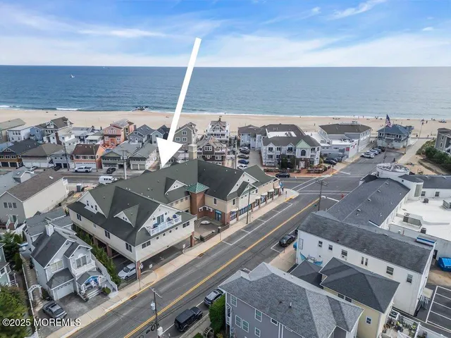 a view of a city with ocean