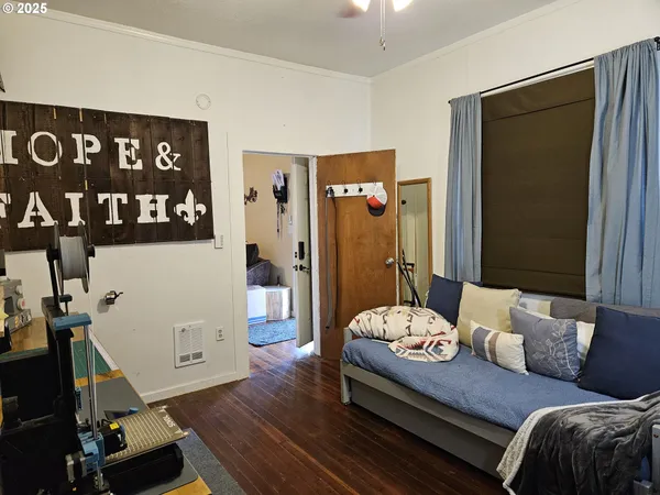 a room with storage and utility