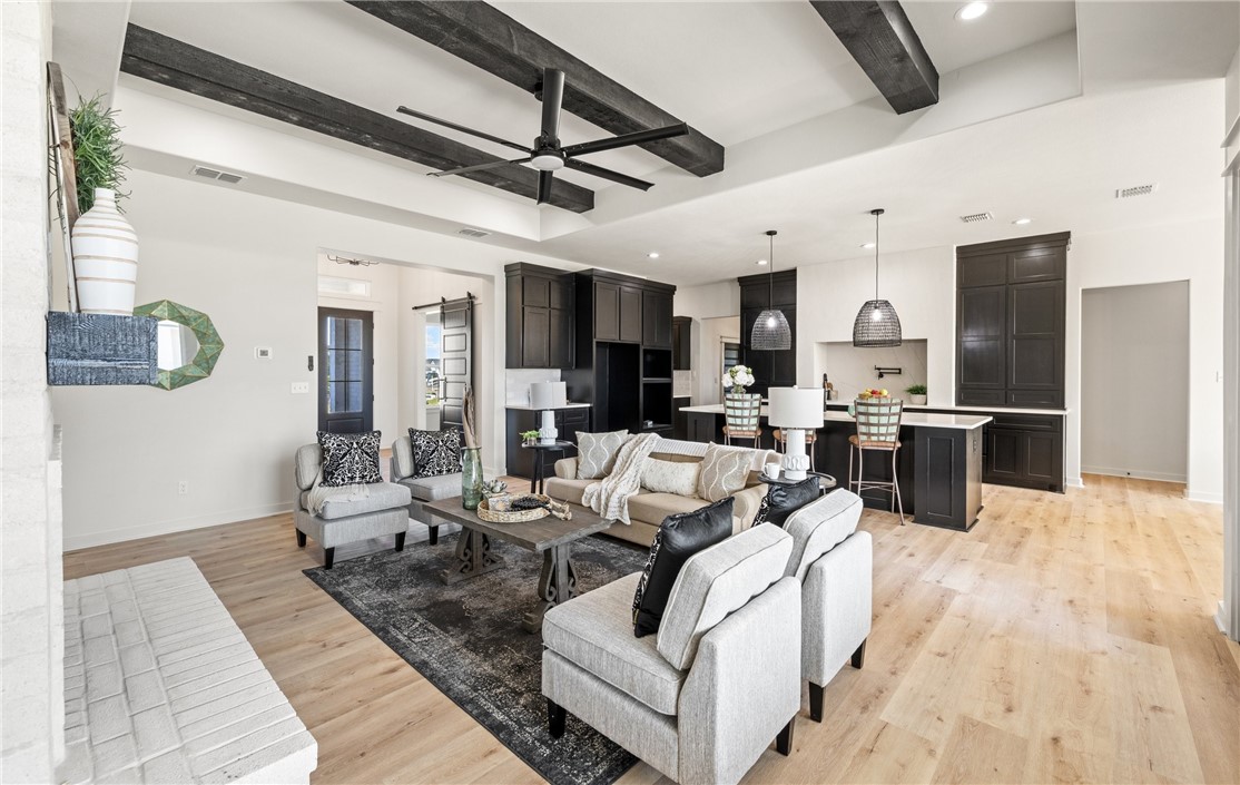 1517 Fenner Ranch Corpus Christi, TX 78415 - Photo 6 of 34 a living room with lots of furniture and kitchen view
