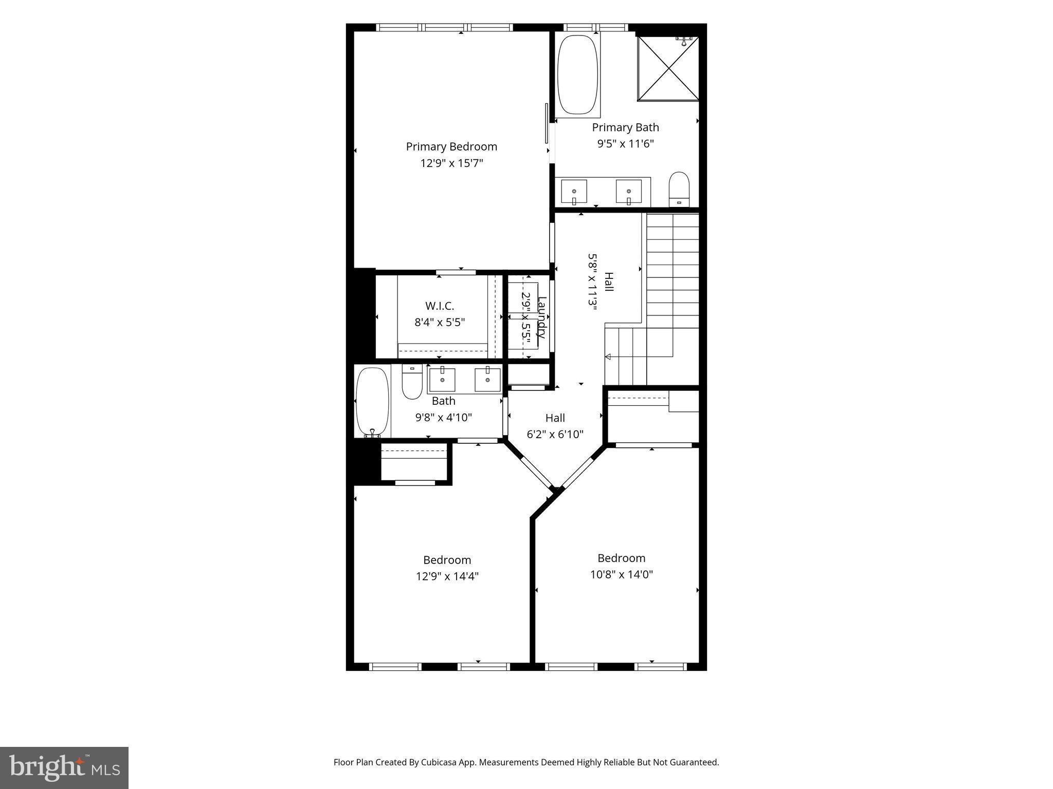 5424 Edsall Ridge Place Alexandria, VA 22312 - Photo 49 of 50 Level 3 - Floorplan