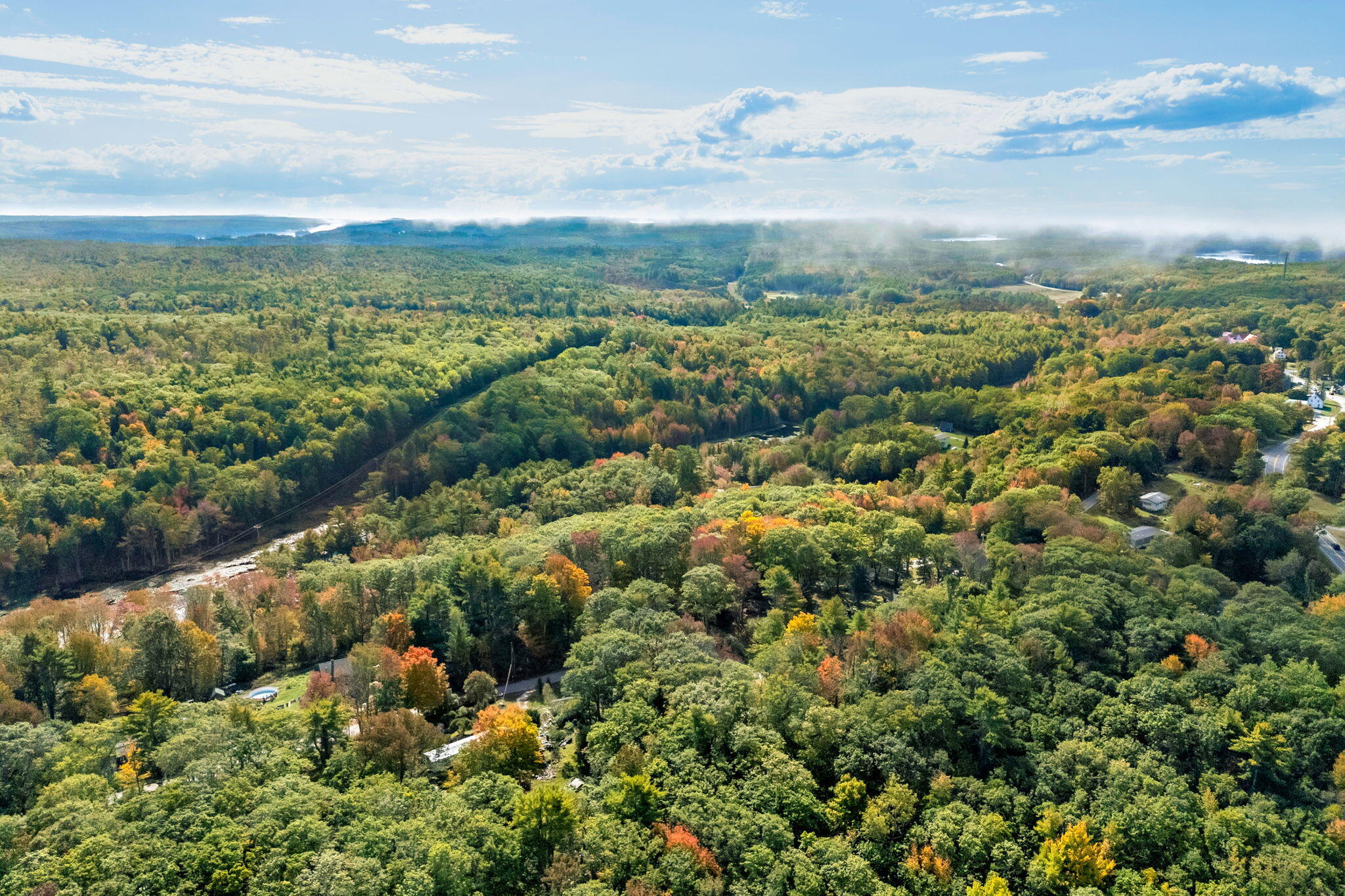50 Old County Road Edgecomb, ME 04556 - Photo 54 of 58 Drone featuring Old County Rd