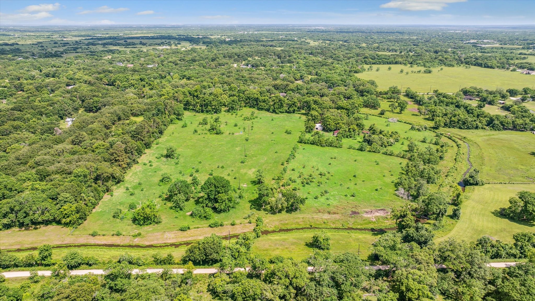5634 Patterson Road Manvel, TX 77578 - Photo 4 of 8 a view of a green field with an ocean